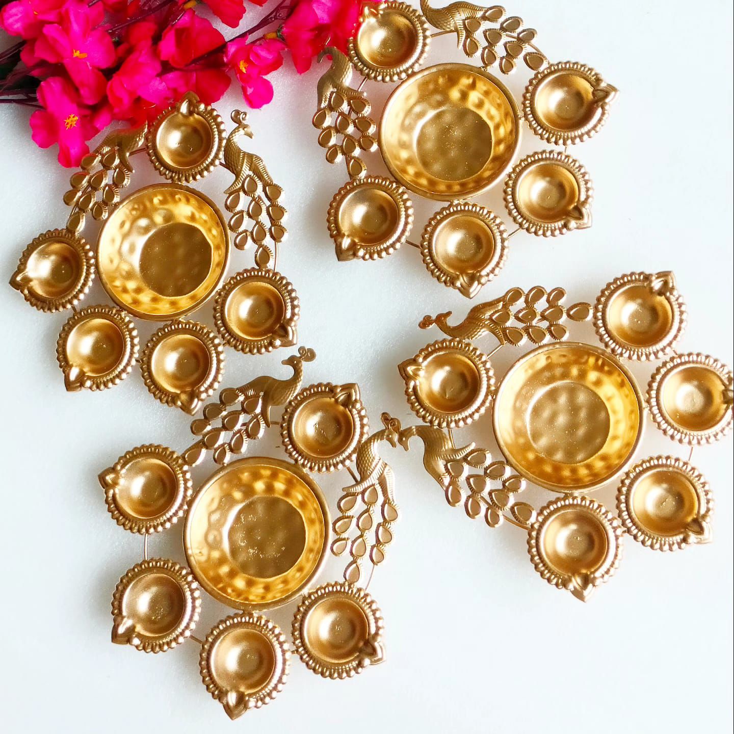 Peacok urli diya 8 inch