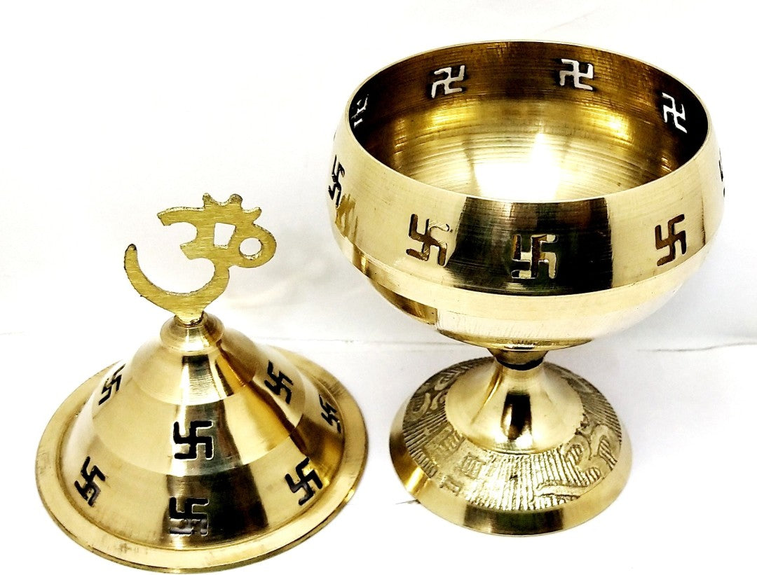 Pure brass Akhand Jyot diya