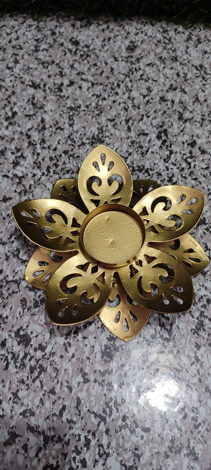 Lotus cut Diya - tealight/ candle holder