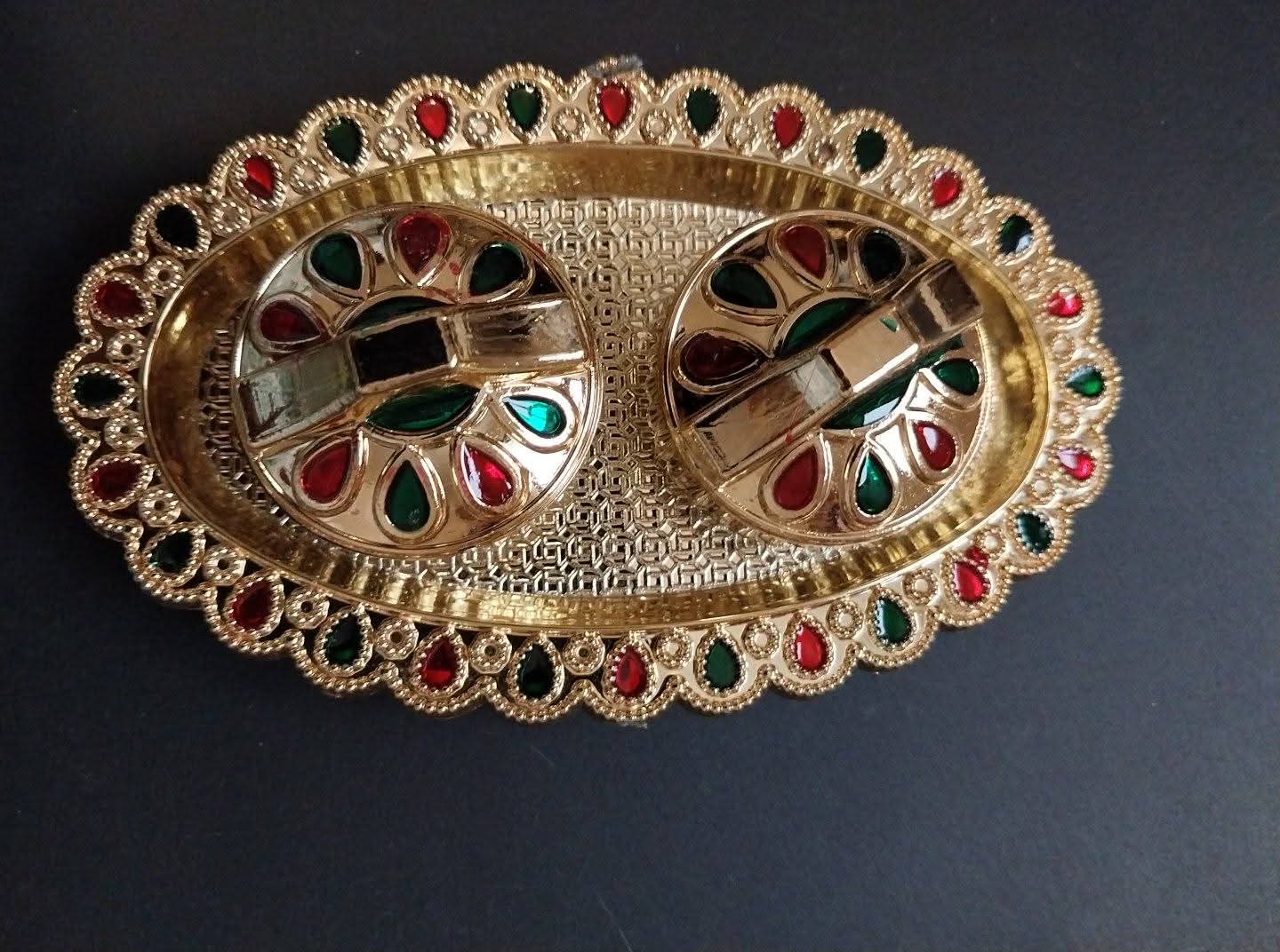 Haldi Kumkum Plate