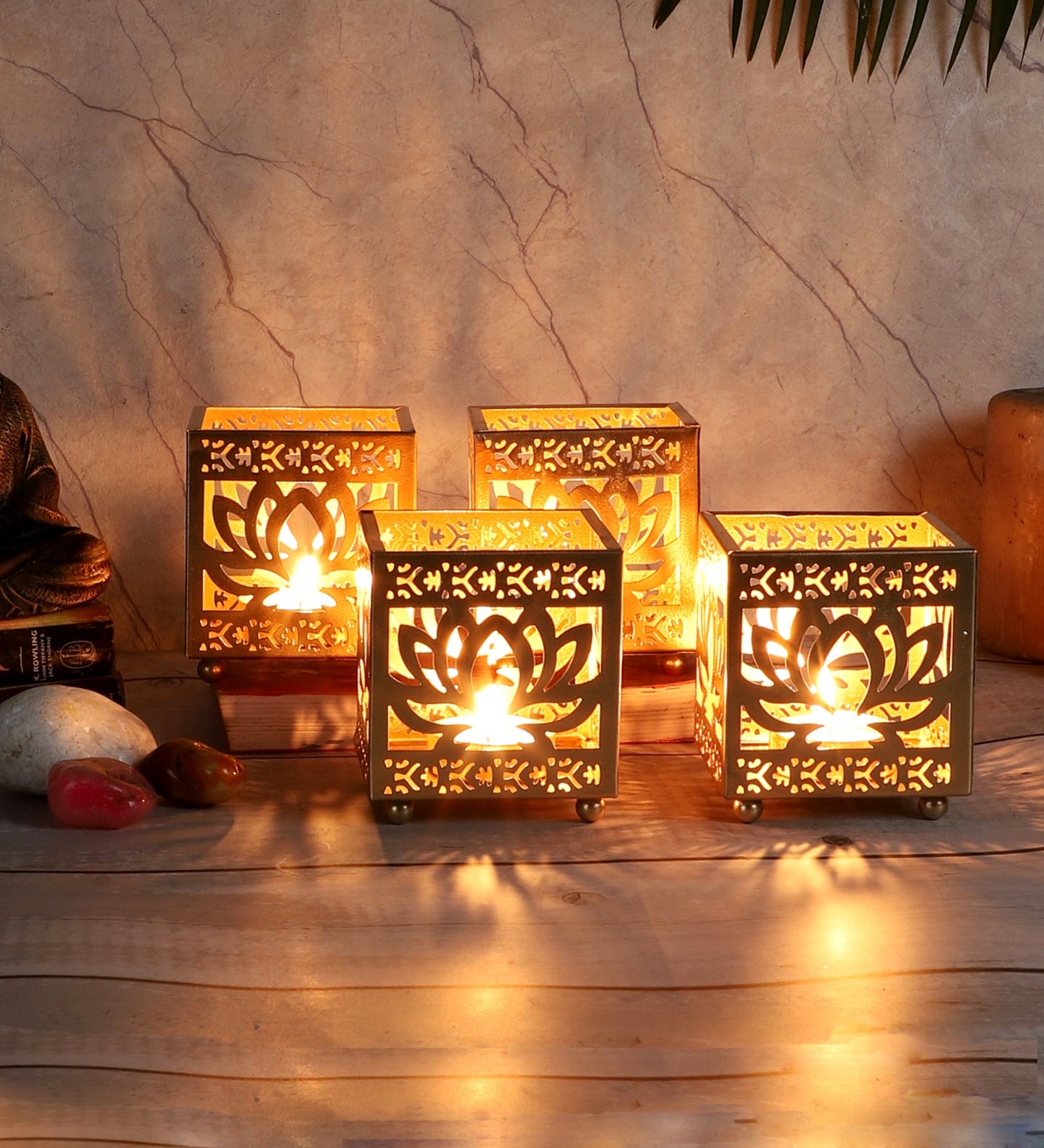 Metal Tealight Candle Holders for Home Decor