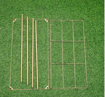 Metal rectangle Mandap background