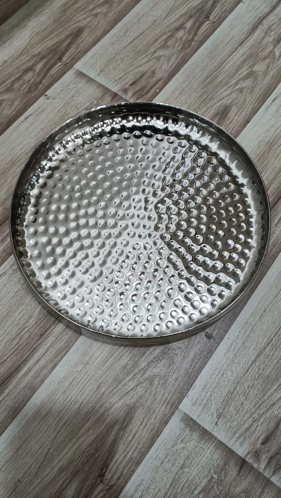 Hammered Serving Tray/Pooja plate