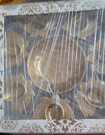 Metal urli- white display box - 10 inch