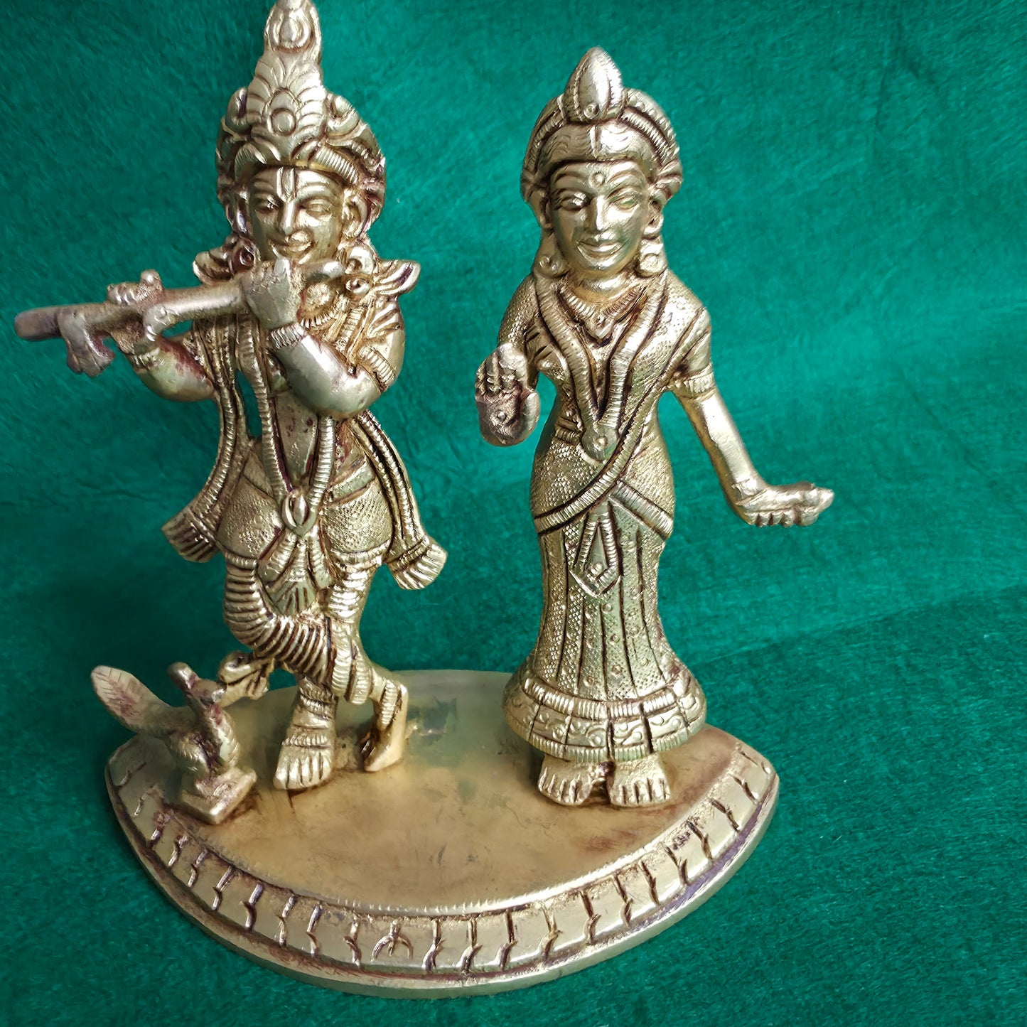 Radha-Krishna Brass Idol