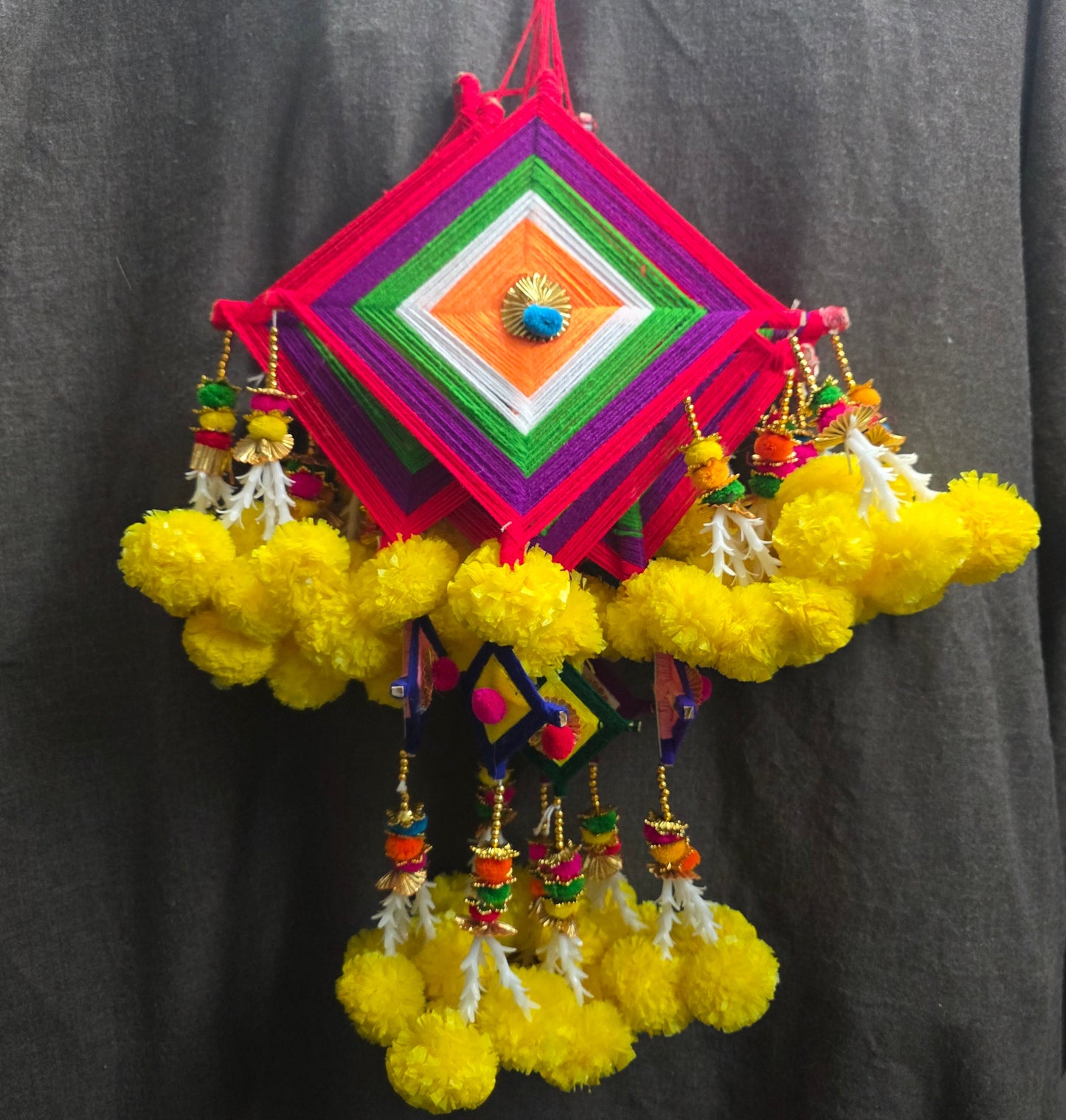 Kite Hanging with Marigold