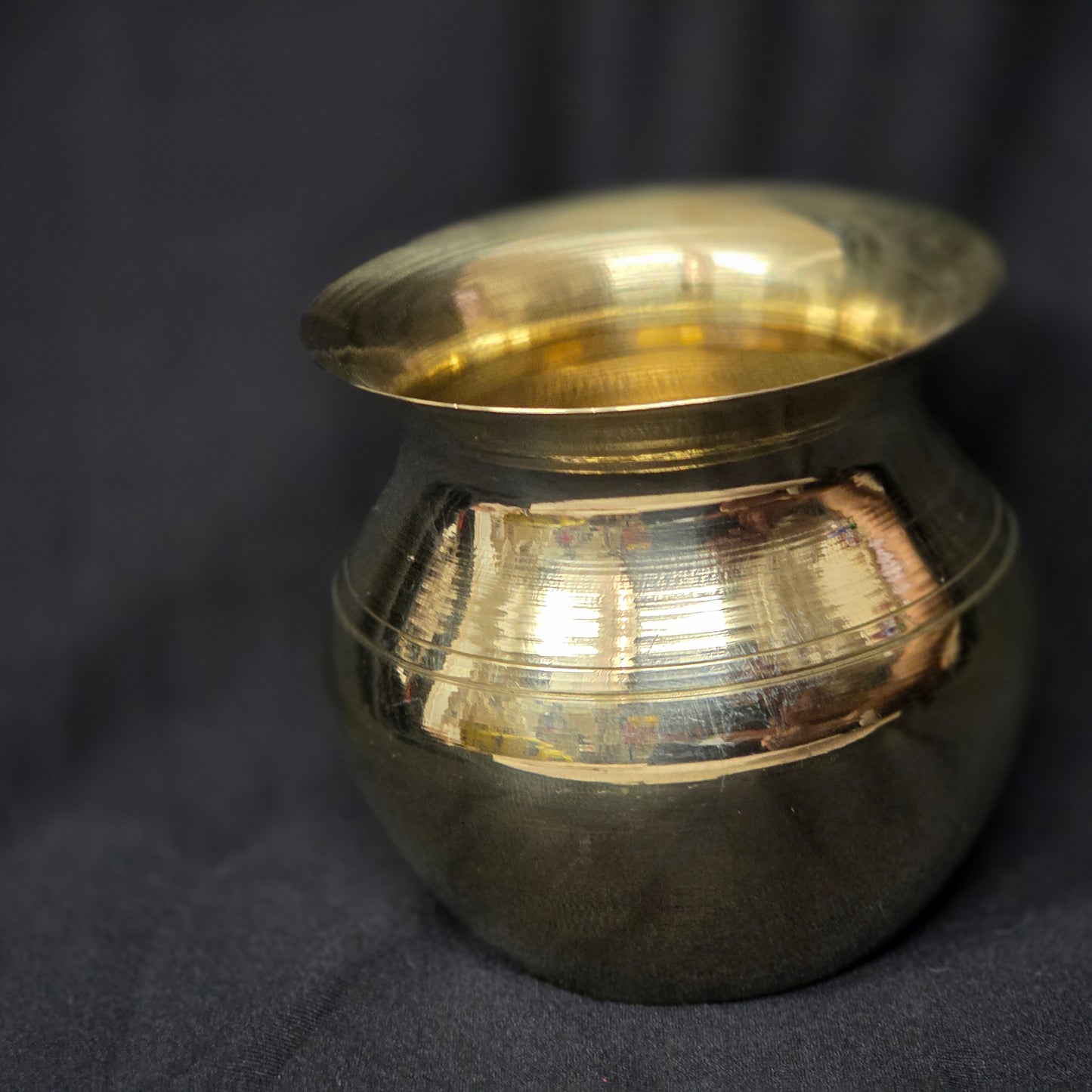 Pure brass puja kalash