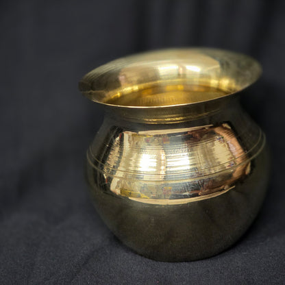 Pure brass puja kalash