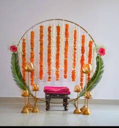 Metal Round frame for Backdrop/Mandap/PujaSetup Varalakshmi/Ganpati