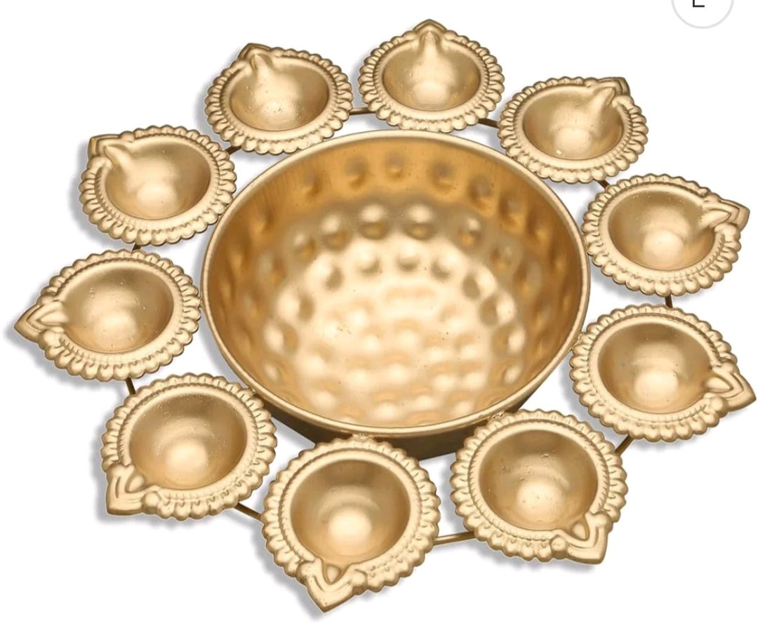 Diya urli - white display box