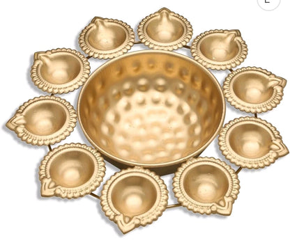 Diya urli - white display box