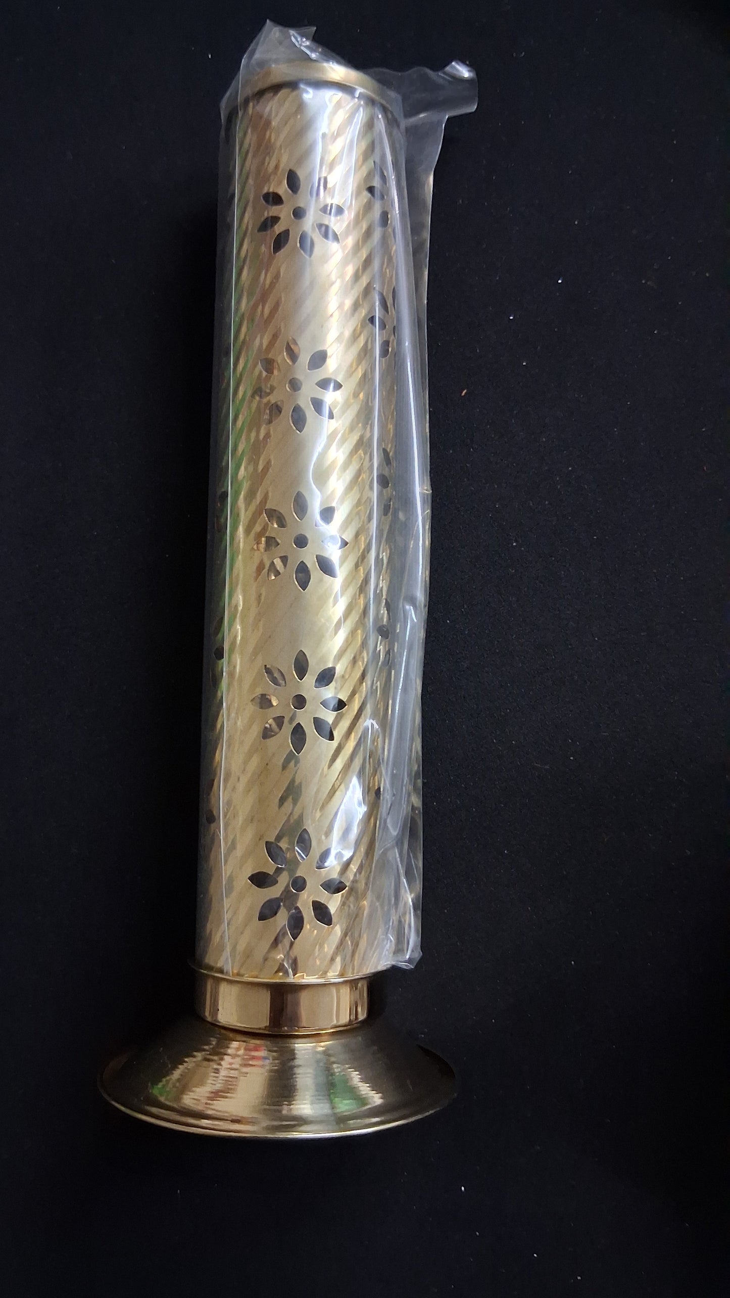 Safety Agarbatti Stand Brass Gold