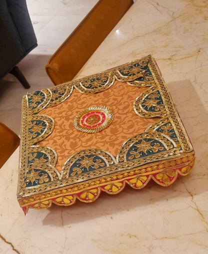 Handcrafted Wooden chowki (bajot)