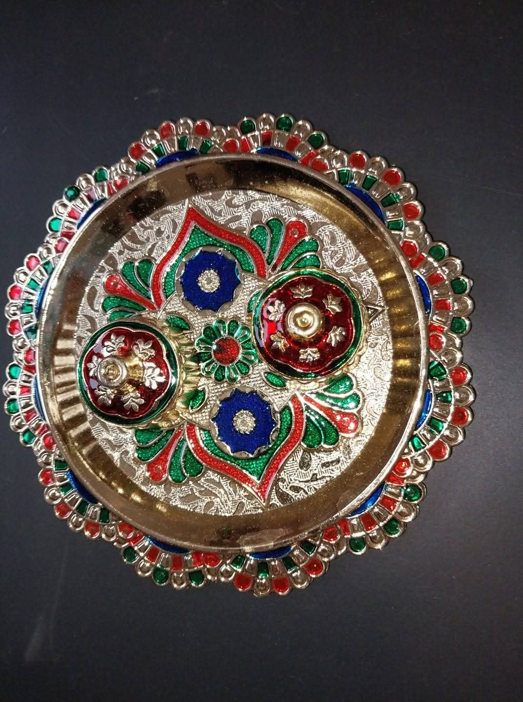 Haldi kumkum plates