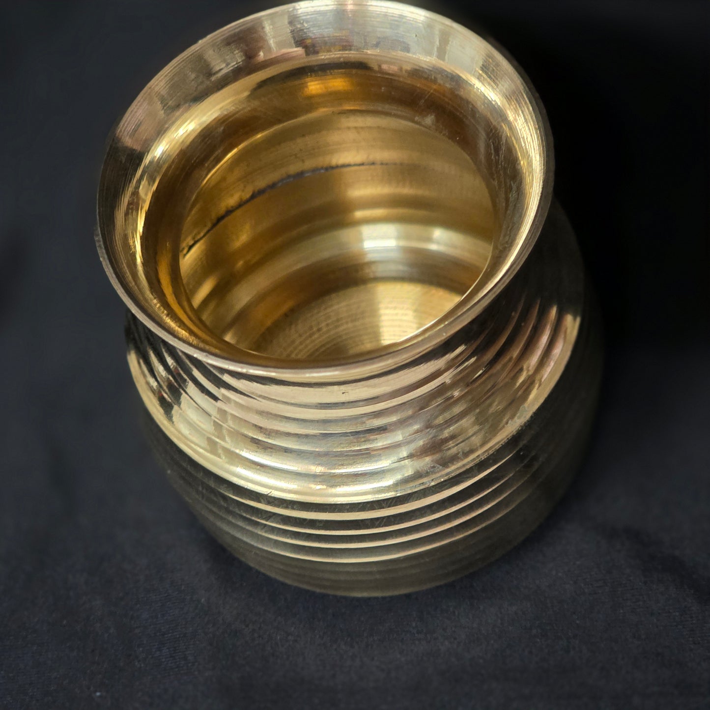 Pure brass puja kalash