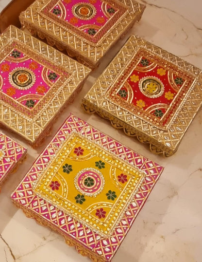 Handcrafted Wooden chowki (bajot)