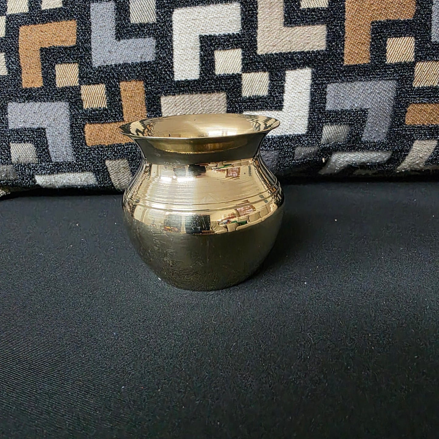 Pure brass puja kalash
