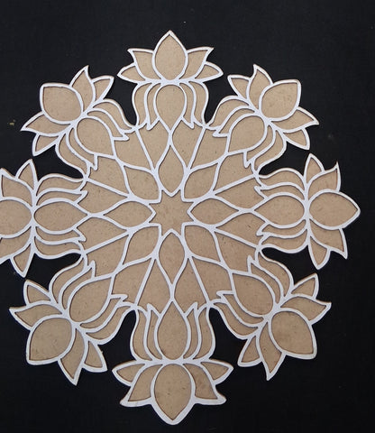 Mdf Rangoli-12 in