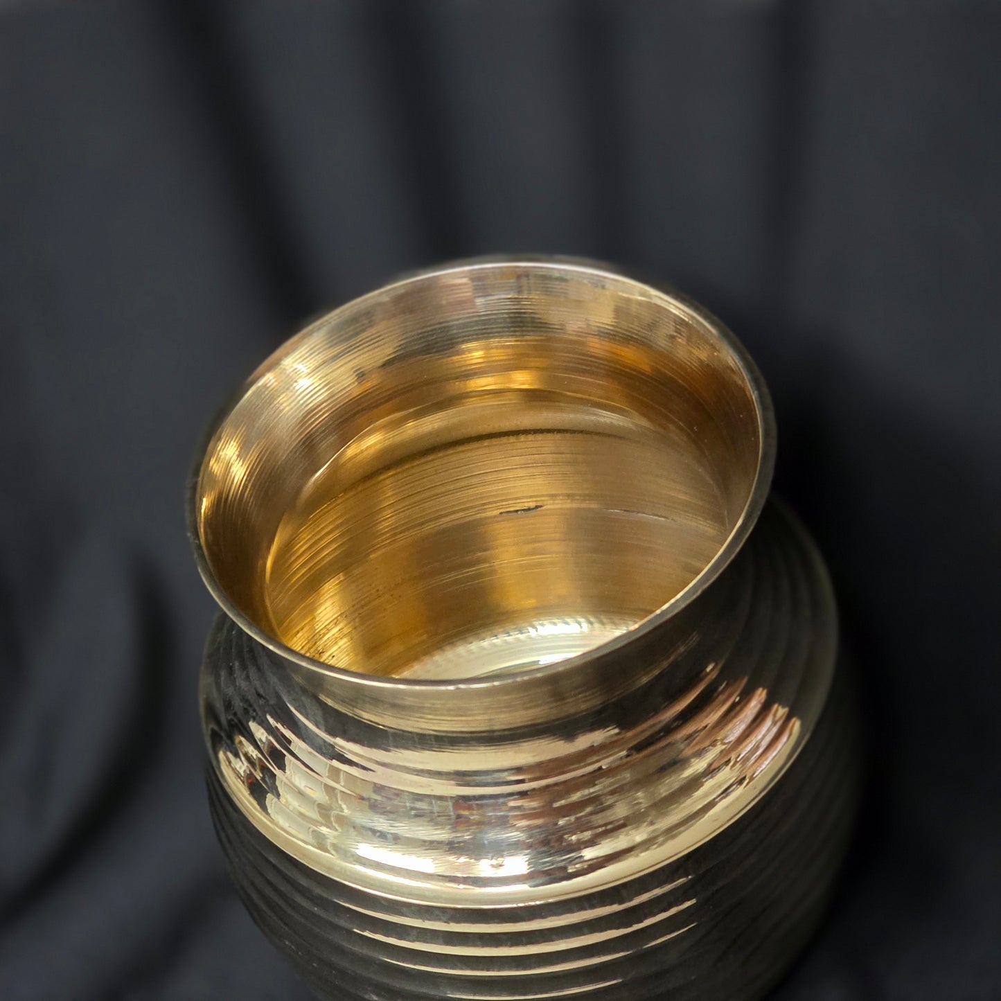 Pure brass puja kalash